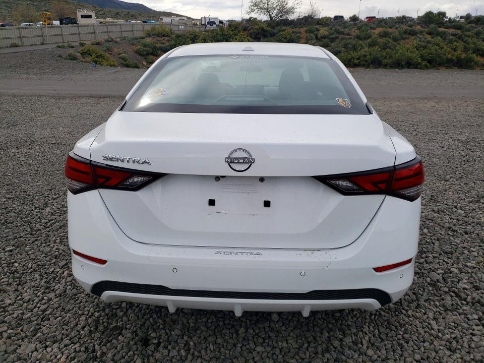 2025 Nissan Sentra VIN 3N1AB8CV1SY254882 COPART salvage auction — FRONT END, Nv - Salvage Title, sold $6,600 on 2026-07-09 (photo 6)