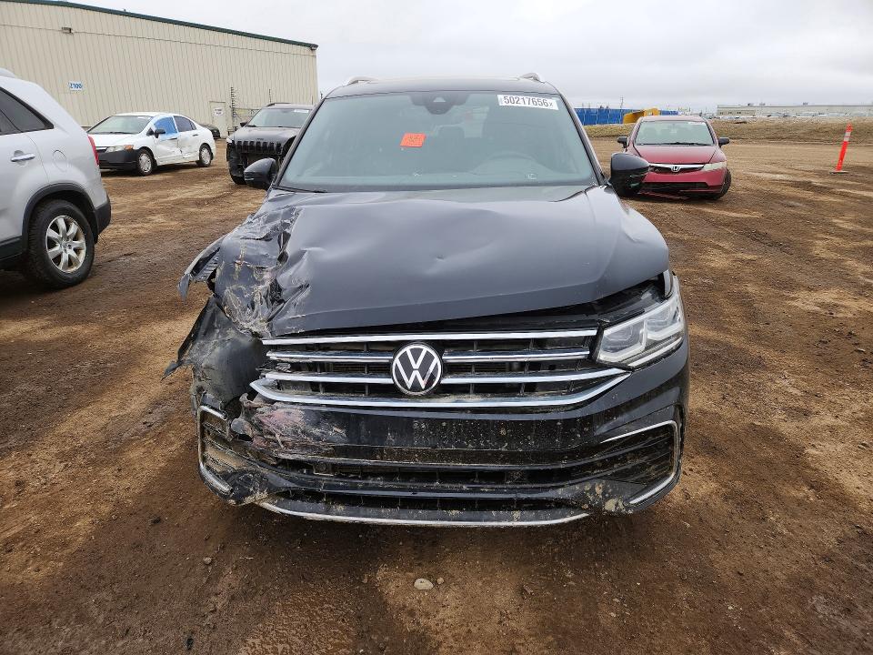 2022 Volkswagen Tiguan VIN 3VV4B7AX5NM123010 COPART salvage auction — FRONT END, Salvage Title, sold $600 on 2026-07-28 (photo 5)