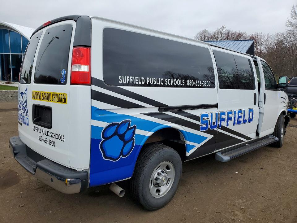 2023 Chevrolet Express 3500 VIN 1GAZGNFP2P1151505 COPART salvage auction — FRONT END, CT - CERT OF TITLE-SALVAGE, sold $2,850 on 2026-07-09 (photo 3)