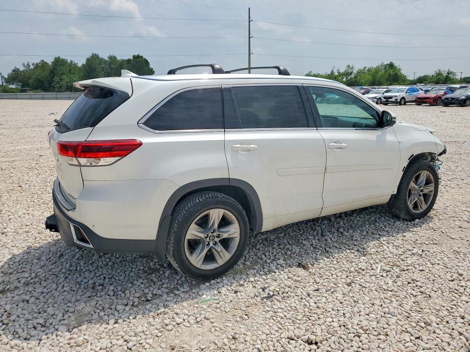 2019 Toyota Highlander VIN 5TDDZRFH2KS950689 COPART salvage auction — FRONT END, Tx - Salvage Vehicle Title, sold $2,100 on 2026-07-30 (photo 3)