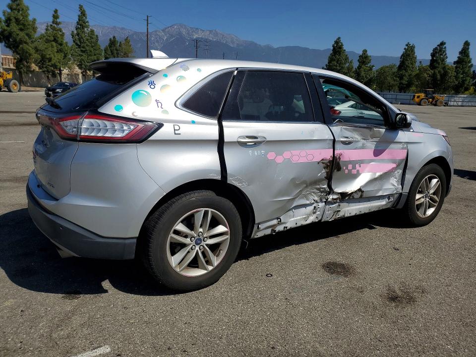 2017 Ford Edge VIN 2FMPK3J92HBC27509 COPART salvage auction — SIDE, CA - SALVAGE CERTIFICATE, sold $2,000 on 2026-07-02 (photo 3)