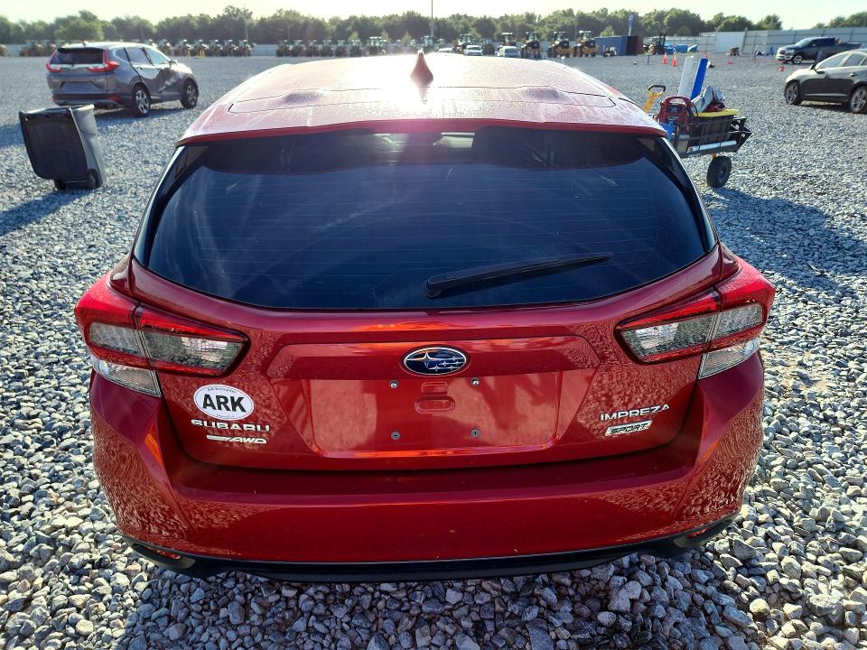 2023 Subaru Impreza VIN 4S3GTAL66P3720715 COPART salvage auction — FRONT END, Fl - Certificate Of Destruction, sold $6,000 on 2026-07-08 (photo 6)
