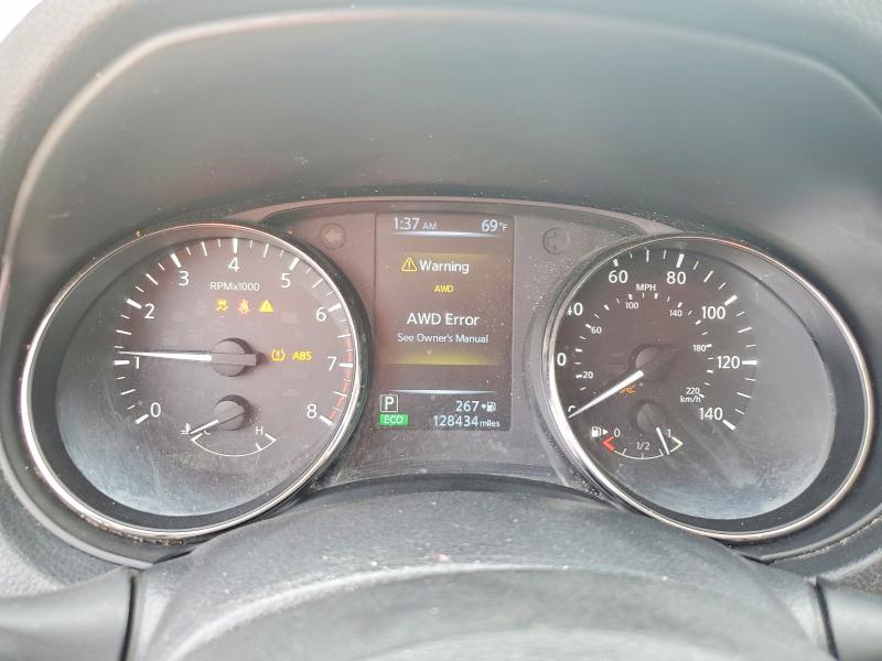 2017 Nissan Rogue VIN KNMAT2MV8HP614245 COPART salvage auction — FRONT END, Md - Cert Of Salvage > 75% Damage, sold $425 on 2026-07-23 (photo 9)