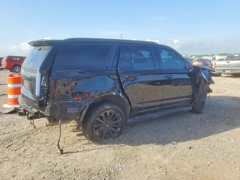 2021 Cadillac Escalade VIN 1GYS4BKL1MR400337 COPART salvage auction — FRONT END, Tx - Salvage Vehicle Title, sold $18,500 on 2026-07-09 (photo 3)