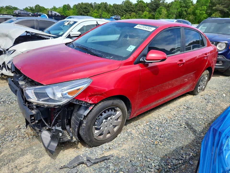 2022 Kia Rio VIN 3KPA24AD9NE490864 COPART salvage auction — FRONT END, La - Permit To Sell, sold $2,000 on 2026-07-09 (photo 1)