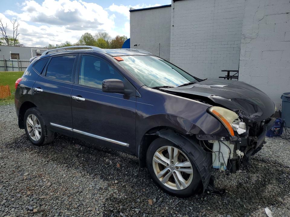 2012 Nissan Rogue VIN JN8AS5MV9CW351402 COPART salvage auction — FRONT END, NJ - CERT OF TITLE-SALVAGE, sold $350 on 2026-07-24 (photo 4)