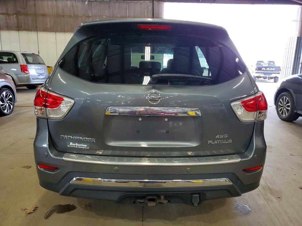2016 Nissan Pathfinder VIN 5N1AR2MM3GC612071 COPART salvage auction — MINOR DENT/SCRATCHES, CT - CERTIFICATE OF TITLE, sold $3,500 on 2026-07-09 (photo 6)
