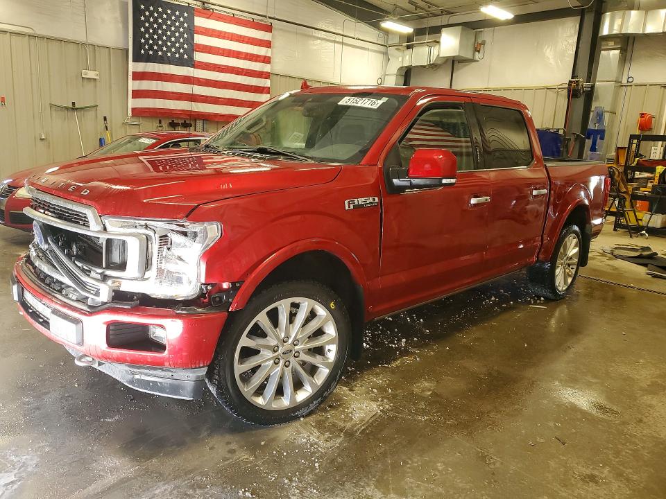2020 Ford F-150 VIN 1FTEW1EG6LFB16935 COPART salvage auction — FRONT END, Wy - Cert Of Title-Salvage, sold $14,000 on 2026-07-29 (photo 1)