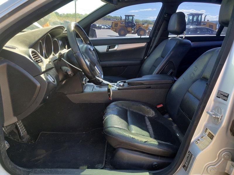 2012 Mercedes-benz C-klasse VIN WDDGF4HB3CR227425 COPART salvage auction — FRONT END, Tx - Dis/Dlr/Exp Only Salvage Title, sold $650 on 2026-07-08 (photo 7)
