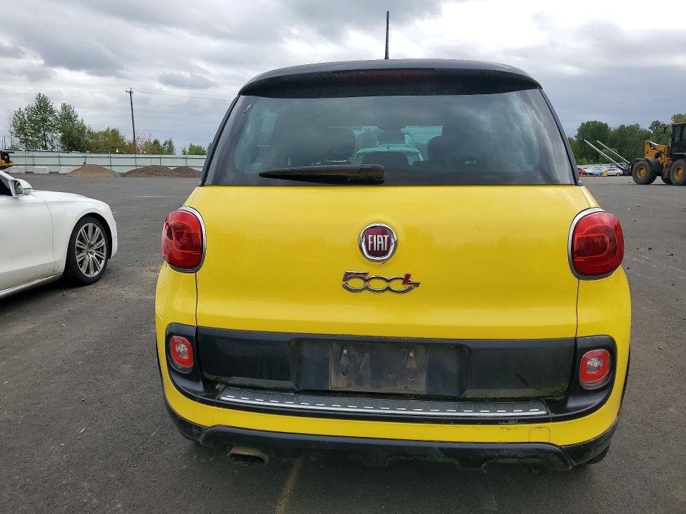 2015 Fiat 500 VIN ZFBCFADH5FZ031589 COPART salvage auction — VANDALISM, Or - Salvage Title Certificate, sold $875 on 2026-07-06 (photo 6)