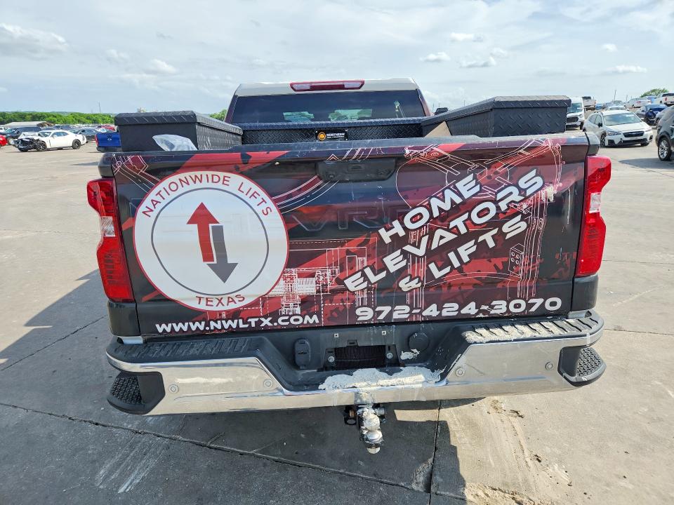 2024 Chevrolet Silverado 1500 VIN 1GCPAAEK0RZ171366 COPART salvage auction — Front End, TX - SALVAGE VEHICLE TITLE, sold $5,900 on 2026-04-27 (photo 6)