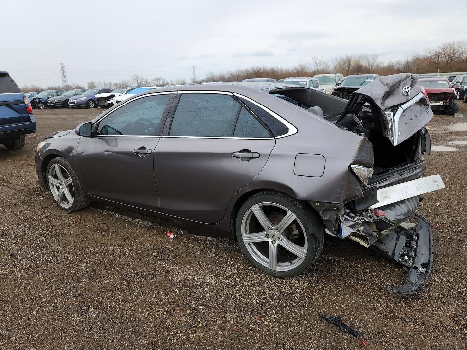 2016 Toyota Camry VIN 4T4BF1FK8GR582343 COPART salvage auction — REAR END, Il - Salvage Certificate, sold $1,600 on 2026-07-09 (photo 2)