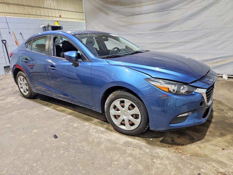 2017 Mazda 3 VIN 3MZBN1U7XHM124743 COPART salvage auction — BURN, Nh - Cert Of Title-Salvage, sold $1,050 on 2026-07-02 (photo 4)