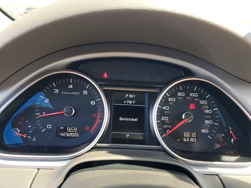 2014 Audi Q7 VIN WA1LGAFEXED003368 COPART salvage auction — REAR END, Salvage Title, sold $3,700 on 2026-07-20 (photo 9)