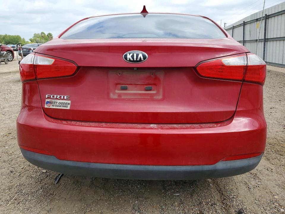 2016 Kia Forte VIN KNAFX4A66G5571678 COPART salvage auction — FRONT END, Tx - Salvage Vehicle Title, sold $1,600 on 2026-07-15 (photo 6)