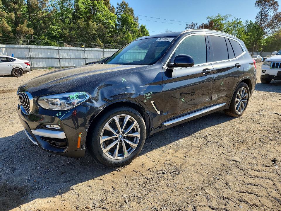 2019 BMW X3 VIN 5UXTR7C57KLF33503 COPART salvage auction — FRONT END, Va - Cert Of Title - Salvage, sold $8,300 on 2026-07-28 (photo 1)