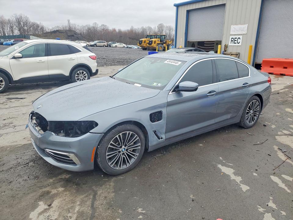 2019 BMW 5er VIN WBAJB1C56KB376282 COPART salvage auction — FRONT END, Pa - Certificate Of Salvage, sold $9,100 on 2026-07-22 (photo 1)