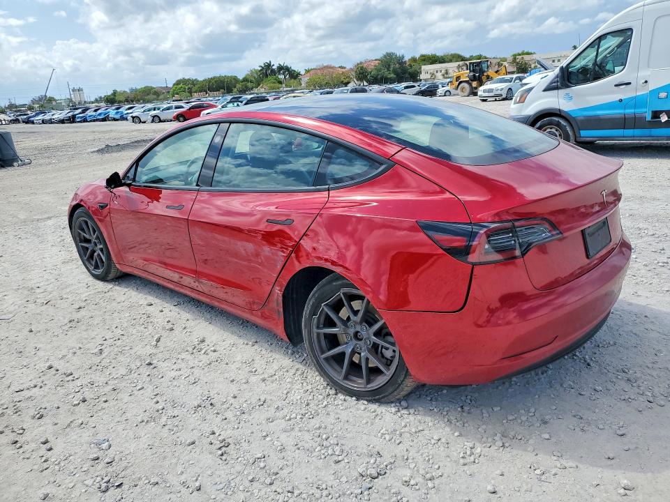2023 Tesla Model 3 VIN 5YJ3E1EA3PF641662 COPART salvage auction — SIDE, FL - CERTIFICATE OF DESTRUCTION, sold $20 on 2026-07-07 (photo 2)