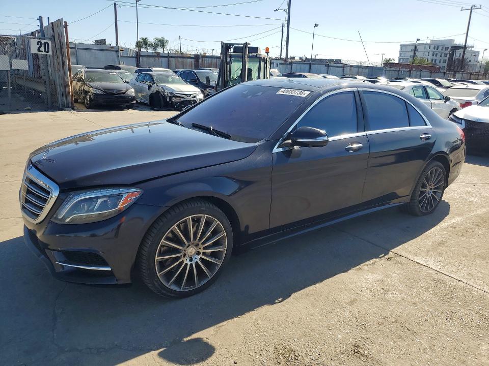 2015 Mercedes-benz S class VIN WDDUG8CB4FA169505 COPART salvage auction — FRONT END, Ca - Dlr/Dis/Exp Only Salvage Title, sold $9,400 on 2026-07-23 (photo 1)