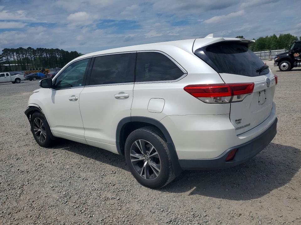 2018 Toyota Highlander VIN 5TDBZRFH7JS861965 COPART salvage auction — FRONT END, Nc - Salvage Certificate Of Title, sold $5,000 on 2026-07-06 (photo 2)