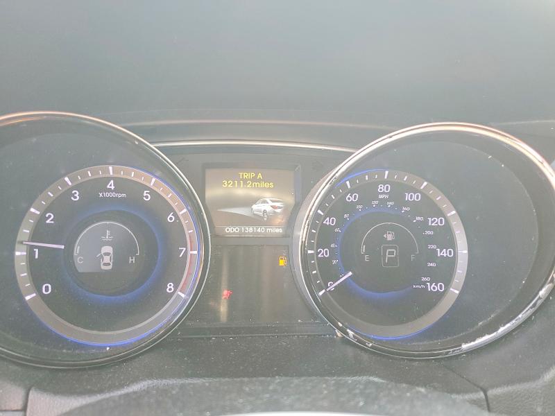 2014 Hyundai Sonata VIN 5NPEC4AB9EH860056 COPART salvage auction — FRONT END, Sc - Cert Of Title-Salvage, sold $800 on 2026-07-17 (photo 9)
