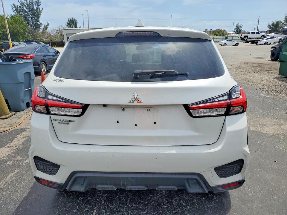 2021 Mitsubishi Outlander VIN JA4APUAUXMU028325 COPART salvage auction — MECHANICAL, Tx - Salvage Vehicle Title (P), sold $3,600 on 2026-07-06 (photo 6)