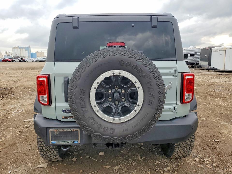 2023 Ford Bronco VIN 1FMEE5DP8PLB92638 COPART salvage auction — FRONT END, Il - Salvage Certificate, sold $15,700 on 2026-07-29 (photo 6)
