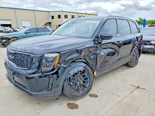 2022 Kia Telluride VIN 5XYP3DHCXNG224082 COPART salvage auction — SIDE, Tx - Salvage Vehicle Title, sold $5,600 on 2026-07-23 (photo 1)