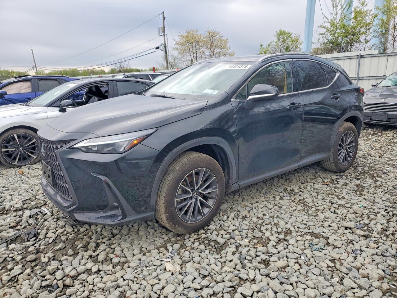 2025 Lexus NX 350h VIN JTJGKCEZ2S5036731 COPART salvage auction — Side, NJ - CERT OF TITLE-SALVAGE, sold $26,250 on 2026-07-06 (photo 1)
