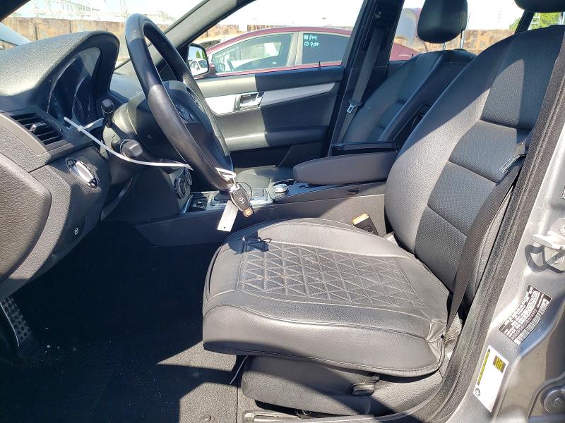 2009 Mercedes-benz C-klasse VIN WDDGF54X69R074992 COPART salvage auction — FRONT END, Ca - Salvage Certificate, sold $1,850 on 2026-08-07 (photo 7)