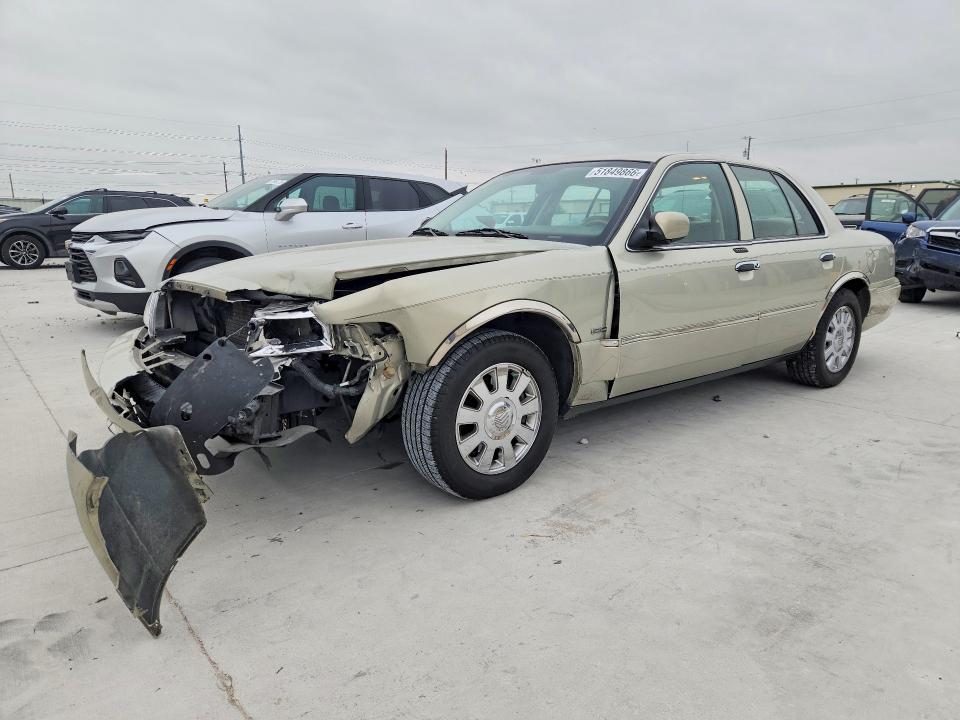 2005 Mercury Grand marquis VIN 2MEHM75WX5X670689 COPART salvage auction — FRONT END, Nv - Salvage Title, sold $225 on 2026-08-28 (photo 1)