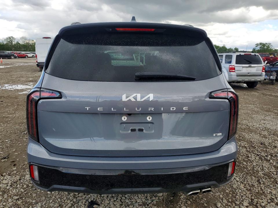 2024 Kia Telluride VIN 5XYP5DGC8RG539884 COPART salvage auction — FRONT END, OH, sold $10,200 on 2026-07-21 (photo 6)