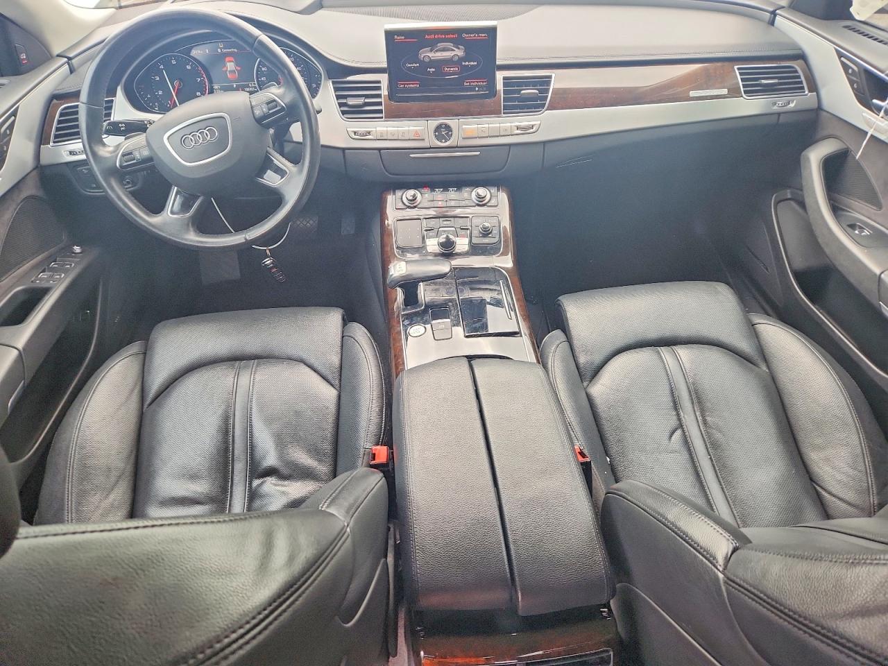 2015 Audi A8 VIN WAUJGAFD8FN019937 COPART salvage auction — Side, Ls - Salvage Title, sold $3,299 on 2026-09-23 (photo 8)