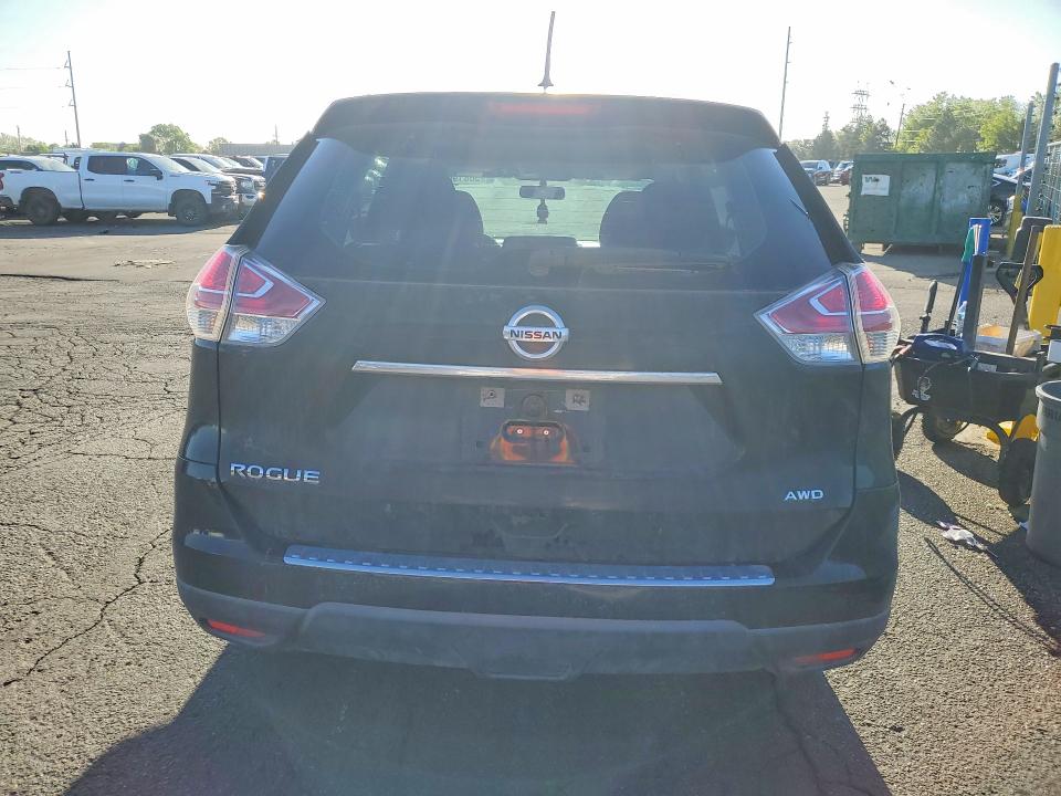 2015 Nissan Rogue VIN KNMAT2MVXFP568222 COPART salvage auction — FRONT END, Co - Public - Salvage Title, sold $1,350 on 2026-07-09 (photo 6)