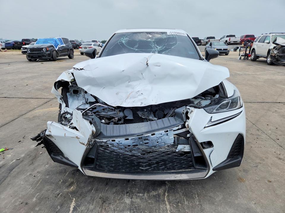 2019 Lexus Is VIN JTHBA1D28K5099954 COPART salvage auction — FRONT END, Tx - Salvage Vehicle Title, sold $4,450 on 2026-07-09 (photo 5)