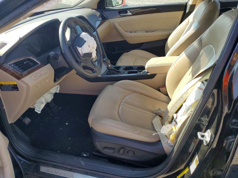 2016 Hyundai Sonata VIN KMHE34L12GA018069 COPART salvage auction — FRONT END, Nc - Salvage Certificate Of Title, sold $500 on 2026-07-08 (photo 7)