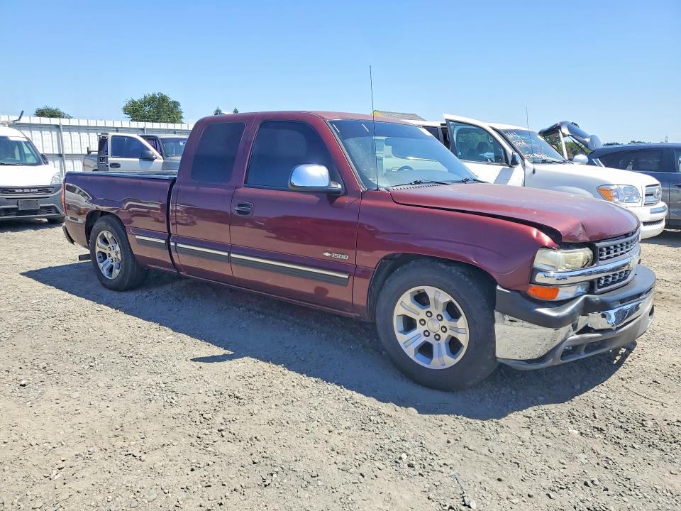 2002 Chevrolet Silverado 1500 VIN 2GCEC19T721422953 COPART salvage auction — FRONT END, CA - SALVAGE CERTIFICATE, sold $950 on 2026-07-09 (photo 4)