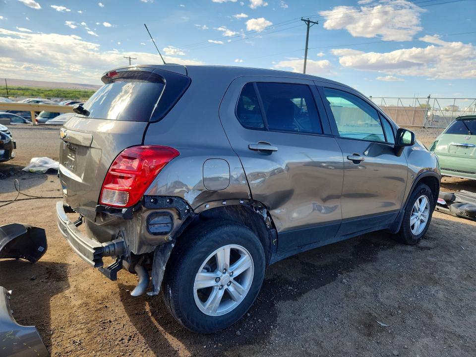 2022 Chevrolet Trax VIN KL7CJNSM9NB507544 COPART salvage auction — REAR END, Nm - Cert Of Title-Salvage, sold $1,400 on 2026-07-16 (photo 3)