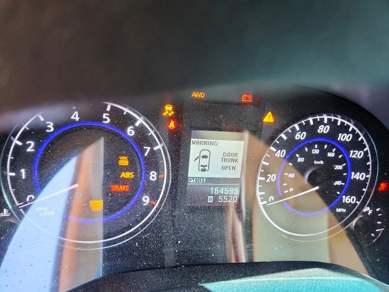 2010 Infiniti G VIN JN1CV6AR8AM459708 COPART salvage auction — FRONT END, Al - Cert Of Title-Salvage Title, sold $200 on 2026-07-15 (photo 9)