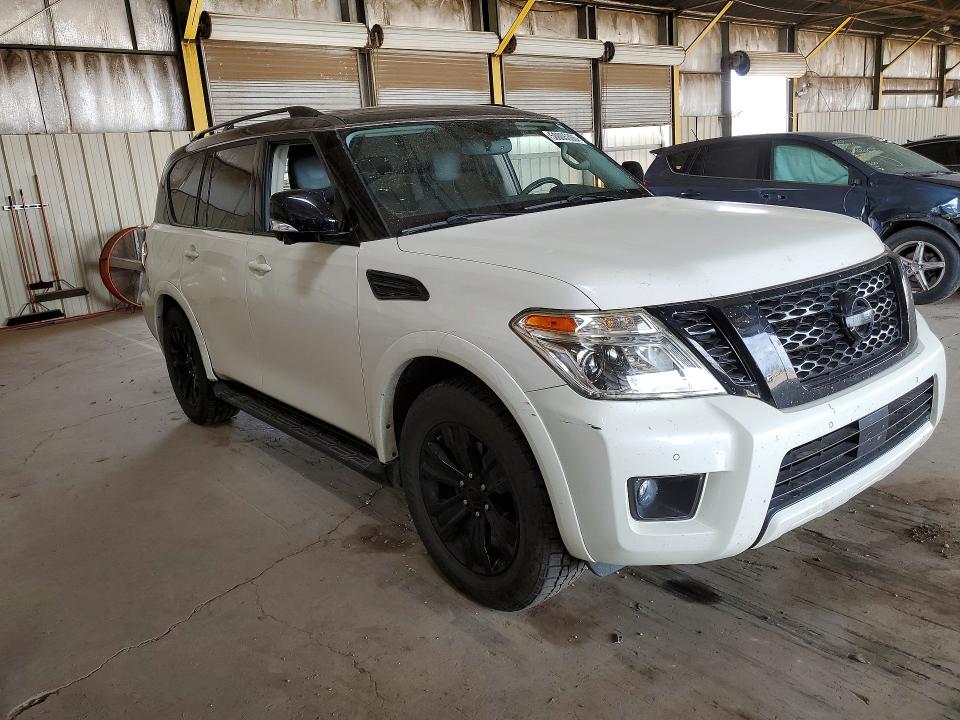 2018 Nissan Armada VIN JN8AY2ND2J9056964 COPART salvage auction — REAR END, Az - Certificate Of Title, sold $6,900 on 2026-07-08 (photo 4)