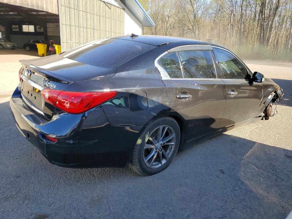 2015 Infiniti Q50 VIN JN1BV7AR5FM420034 COPART salvage auction — FRONT END, Ma - Cert Of Title-Salvage, sold $2,900 on 2026-07-10 (photo 3)