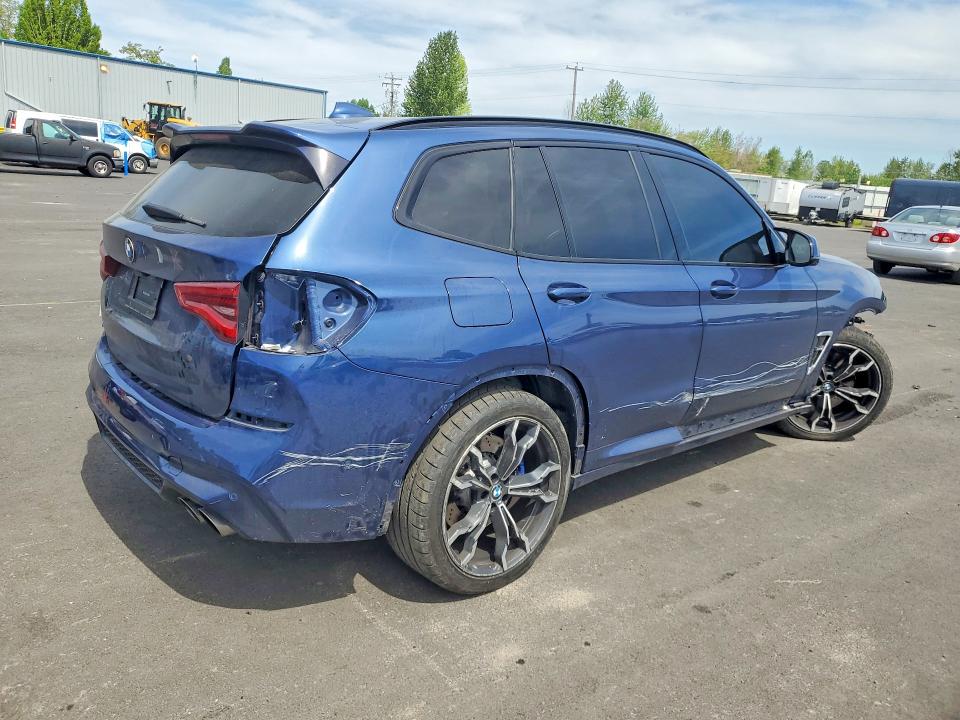 2021 BMW X3 VIN 5YMTS0C05M9G57309 COPART salvage auction — FRONT END, OR, sold $17,600 on 2026-08-19 (photo 3)