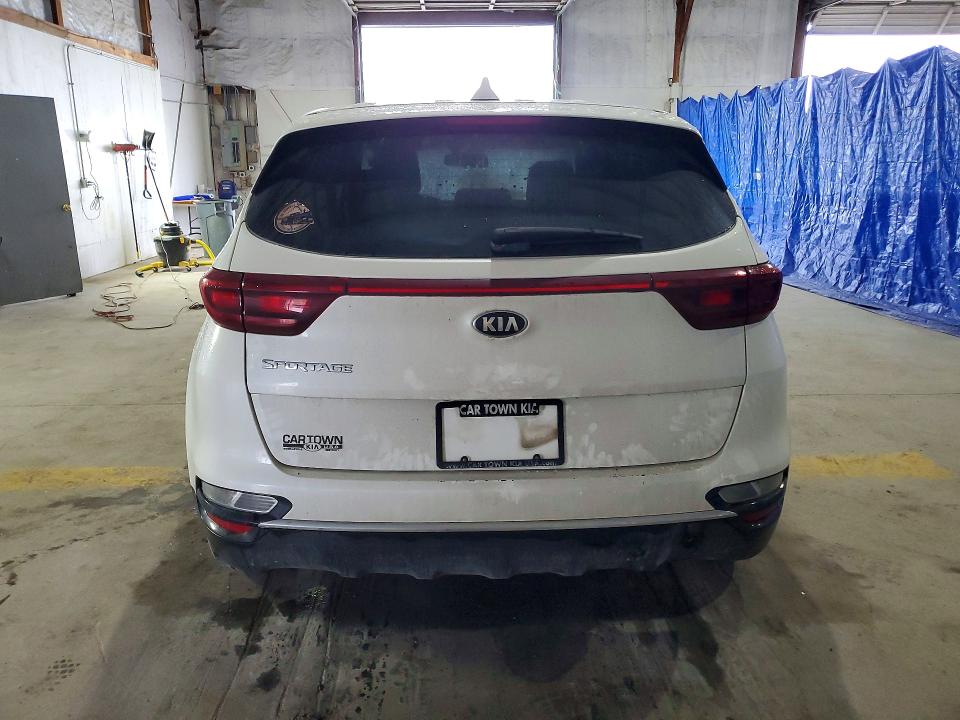 2022 Kia Sportage VIN KNDPMCAC4N7955623 COPART salvage auction — ENGINE BURN, KY - BILL OF SALE/PART ONLY/NO TITL, sold $300 on 2026-07-13 (photo 6)