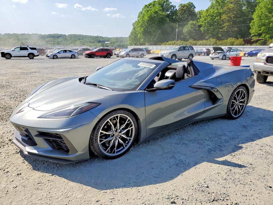 2023 Chevrolet Corvette VIN 1G1YB3D48P5137723 COPART salvage auction — UNDERCARRIAGE, Nc - Salvage Certificate Of Title, sold $56,000 on 2026-07-09 (photo 1)