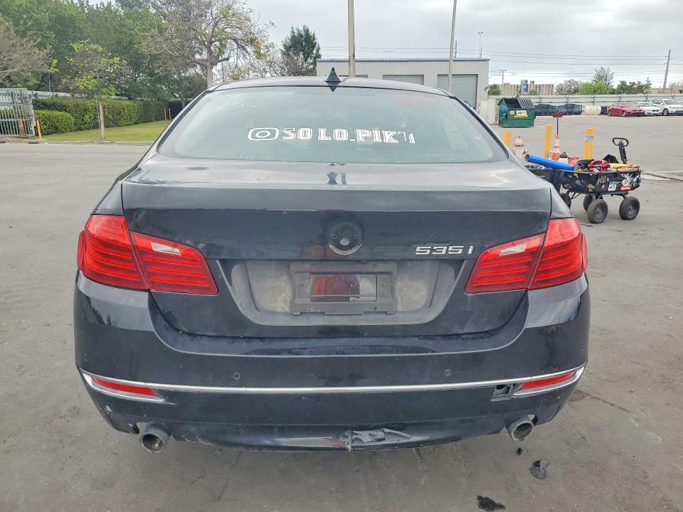2016 BMW 5er VIN WBA5B1C53GG130446 COPART salvage auction — MECHANICAL, Fl - Certificate Of Title (P), sold $3,450 on 2026-07-29 (photo 6)