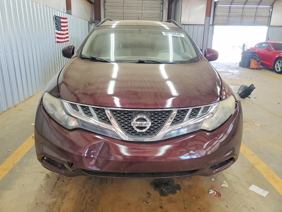 2014 Nissan Murano VIN JN8AZ1MU3EW412810 COPART salvage auction — FRONT END, Nc - Salvage Certificate Of Title, sold $375 on 2026-07-08 (photo 5)