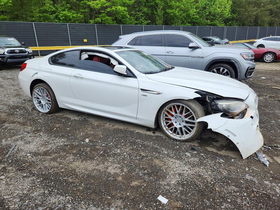 2014 BMW 6er VIN WBAYM9C58ED248075 COPART salvage auction — FRONT END, Md - Cert Of Salvage > 75% Damage, sold $225 on 2026-08-04 (photo 4)