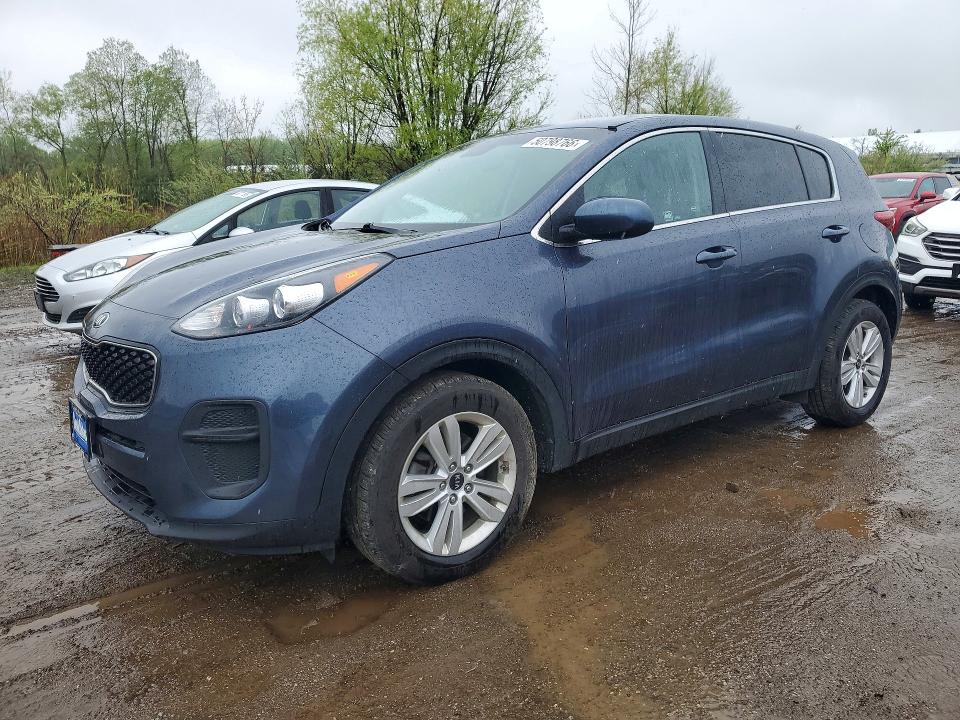 2018 Kia Sportage VIN KNDPM3AC1J7475579 COPART salvage auction — HAIL, OH - CERT OF TITLE-SALVAGE, sold $3,300 on 2026-07-06 (photo 1)
