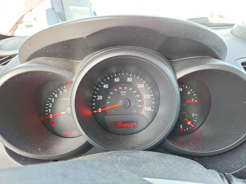 2010 Kia Soul VIN KNDJT2A26A7069758 COPART salvage auction — FRONT END, Tx - Salvage Vehicle Title, sold $275 on 2026-07-24 (photo 9)
