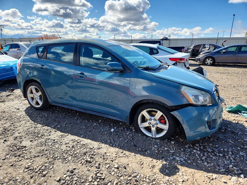 2009 Pontiac Vibe VIN 5Y2SP670X9Z457422 COPART salvage auction — FRONT END, Ut - Salvage Certificate, sold $350 on 2026-07-07 (photo 4)